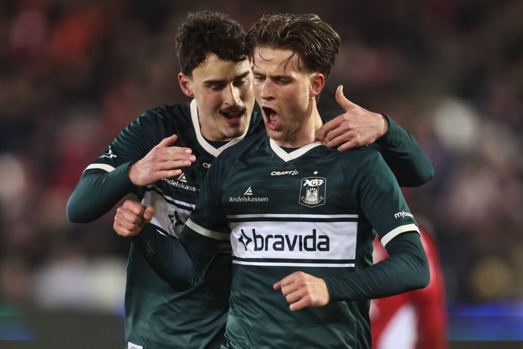 Rasmus Carstensen jubler over en scoring