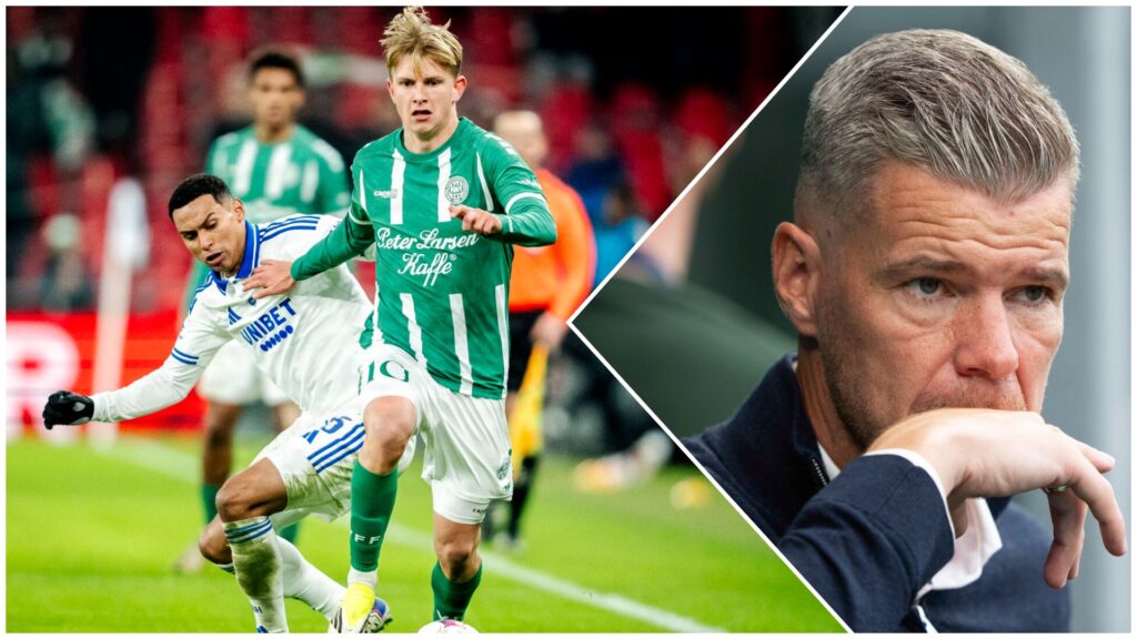 Viborgs Thomas Jørgensen og sportschef Mads Agesen.