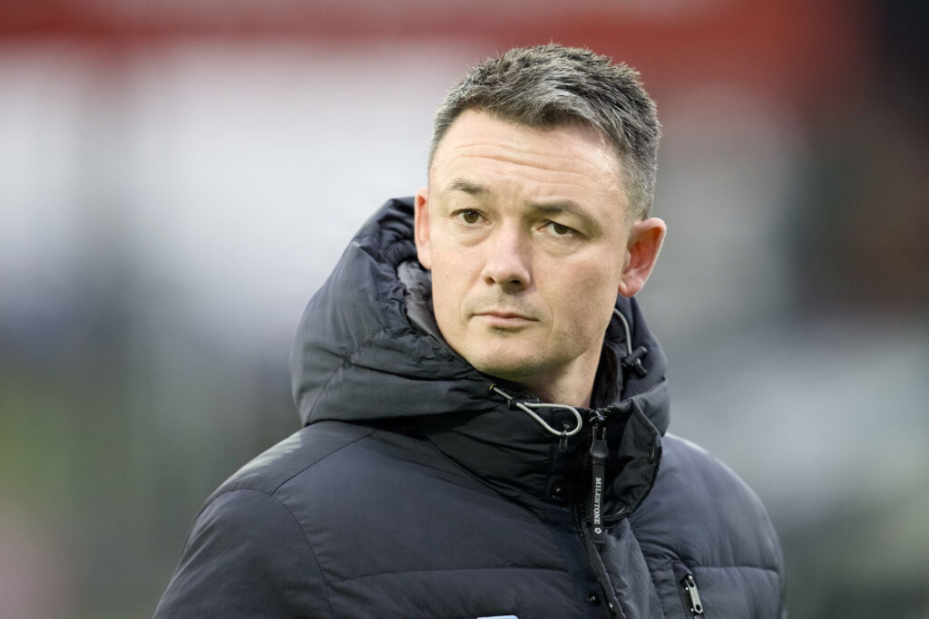 Thomas Nørgaard før en kamp mod OB