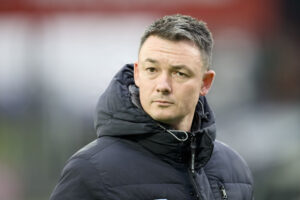 Thomas Nørgaard før en kamp mod OB