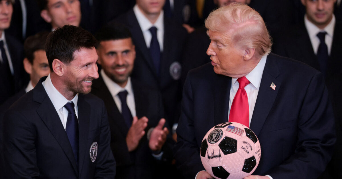 Bizar seance med Messi og Suarez: Trump roser USA’s aktioner i Iran Foto: Ritzau Scanpix/REUTERS