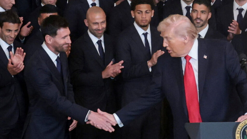 Messi, Mascherano og Donald Trump