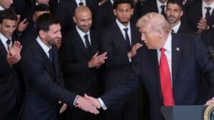 Messi, Mascherano og Donald Trump