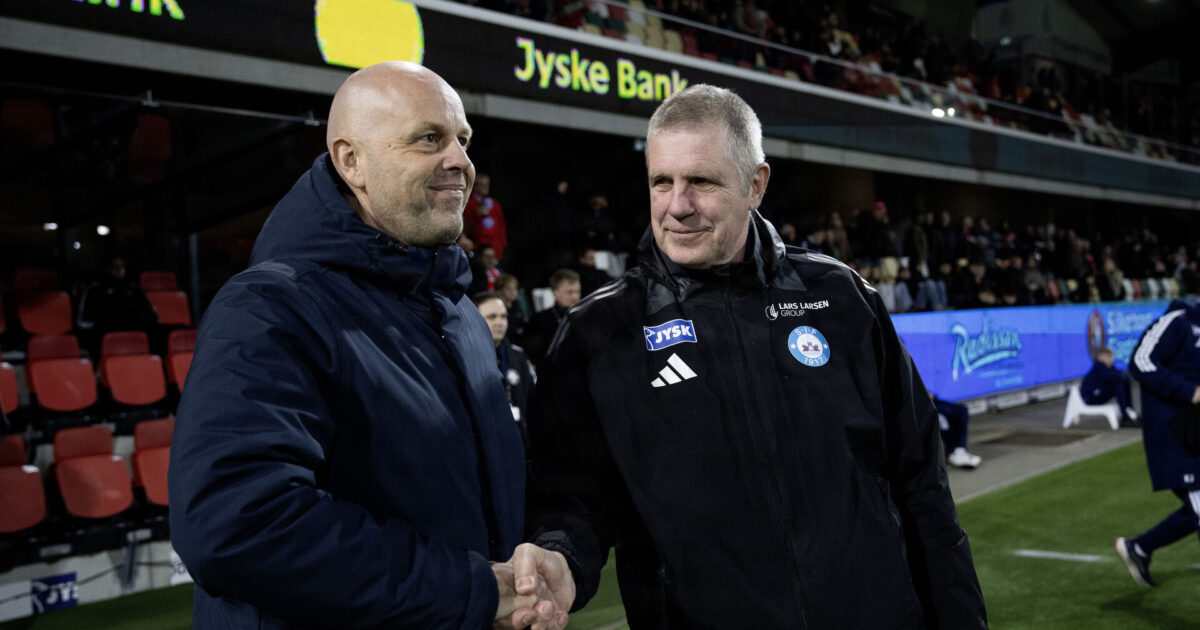Ærgerlig Vejle-boss: Ét point rykker for lidt Foto: Bo Amstrup/Ritzau Scanpix