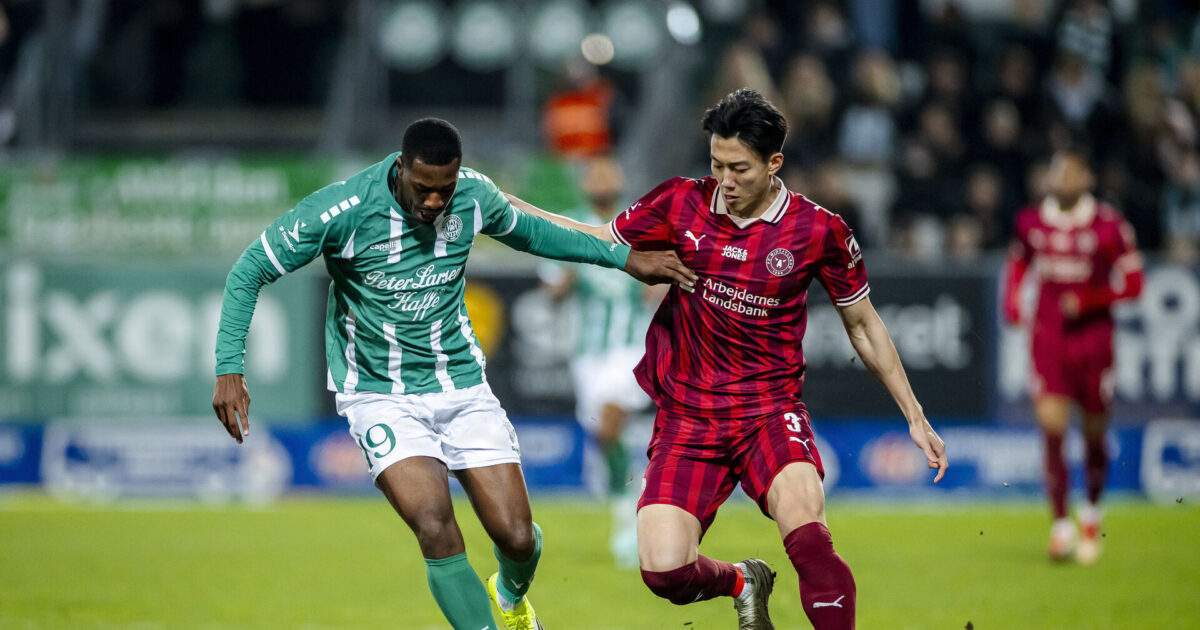 Udskiftning på U21: Viborg-profil erstatter Viborg-profil Foto: Johnny Pedersen/Ritzau Scanpix