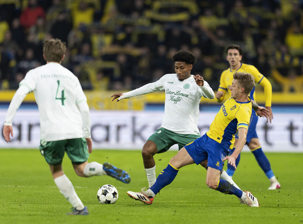 Daniel Wass under kampen mod Viborg FF.