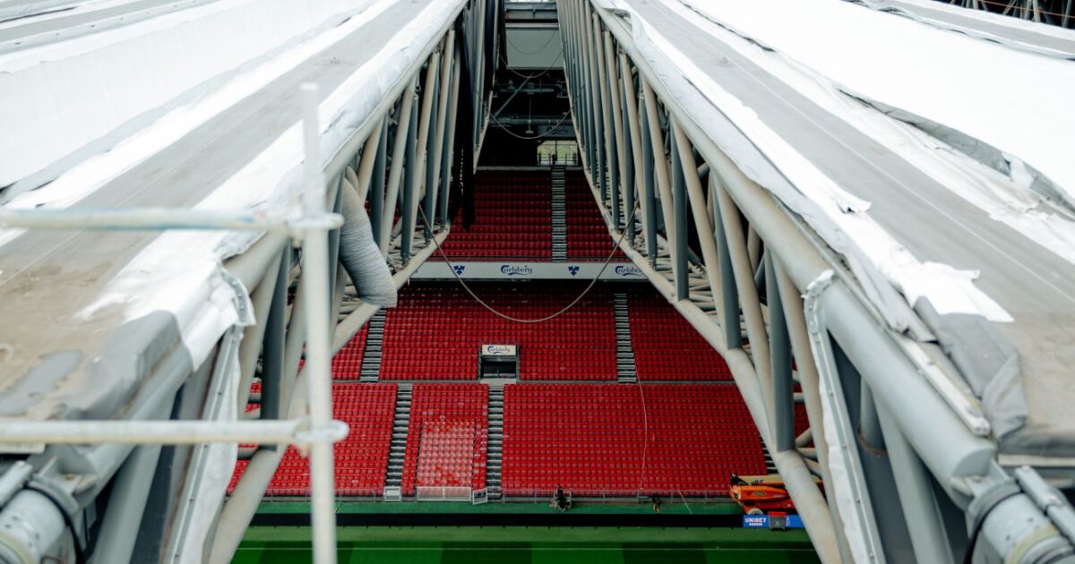 Millionprojekt: Fikser Parkens tag Foto: FCK