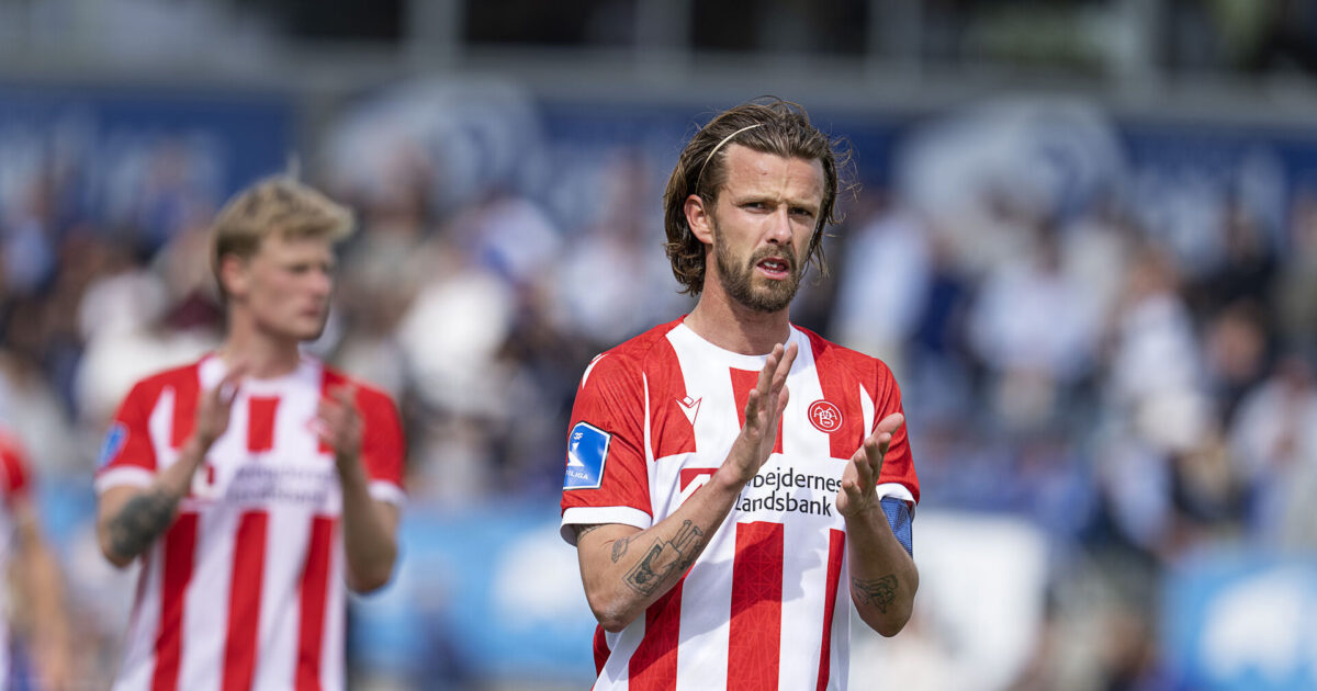 Ni måneder som klubløs er ovre: Lucas Andersen præsenteret Foto: Claus Bech/Ritzau Scanpix