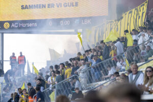 AC Horsens-fans på tribunen
