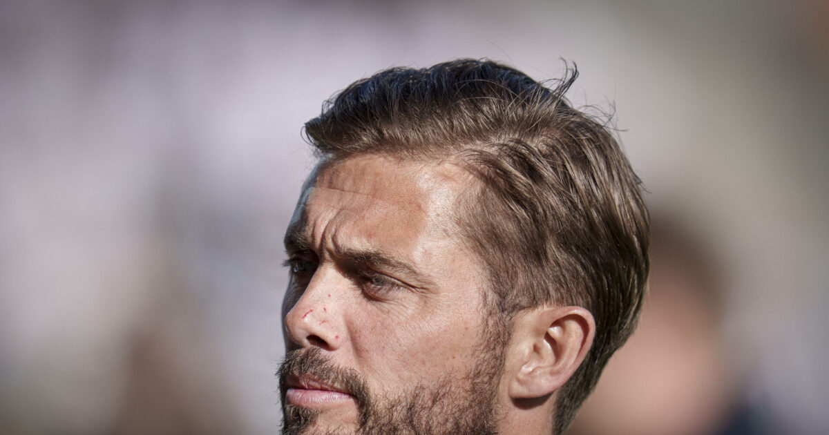 Nedslået AGF-hold efter bommerter? Jakob Poulsen afviser Foto: Liselotte Sabroe/Ritzau Scanpix