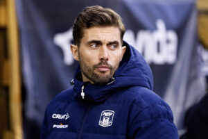 Jakob Poulsen under AGF's kamp mod FCN.