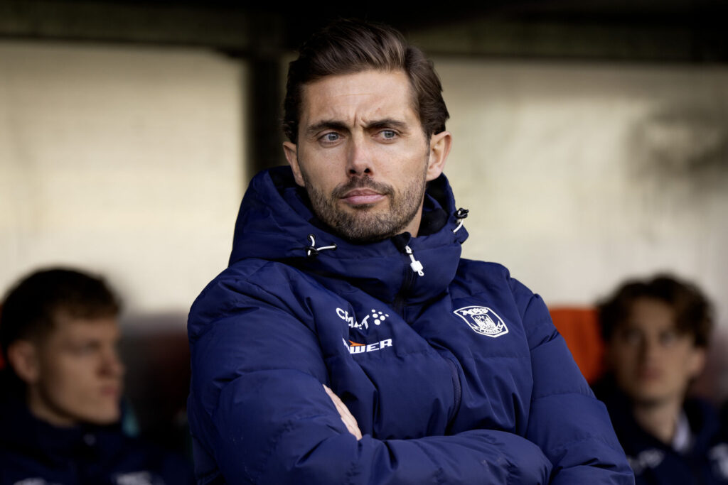 Jakob Poulsen under AGF's kamp mod Viborg FF.