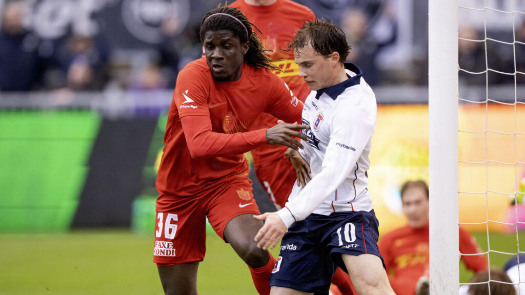 FC Nordsjællands Caleb Yirenkyi mod AGF