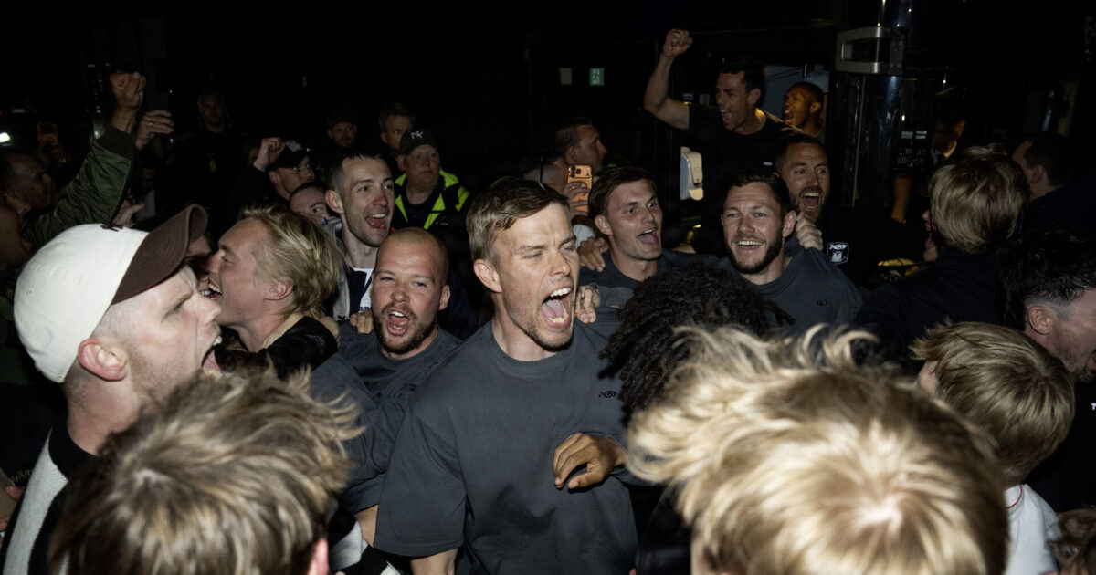 LIVE: Guld-galleri – se AGF-spillerne gå amok på natklub Foto: Bo Amstrup/Ritzau Scanpix