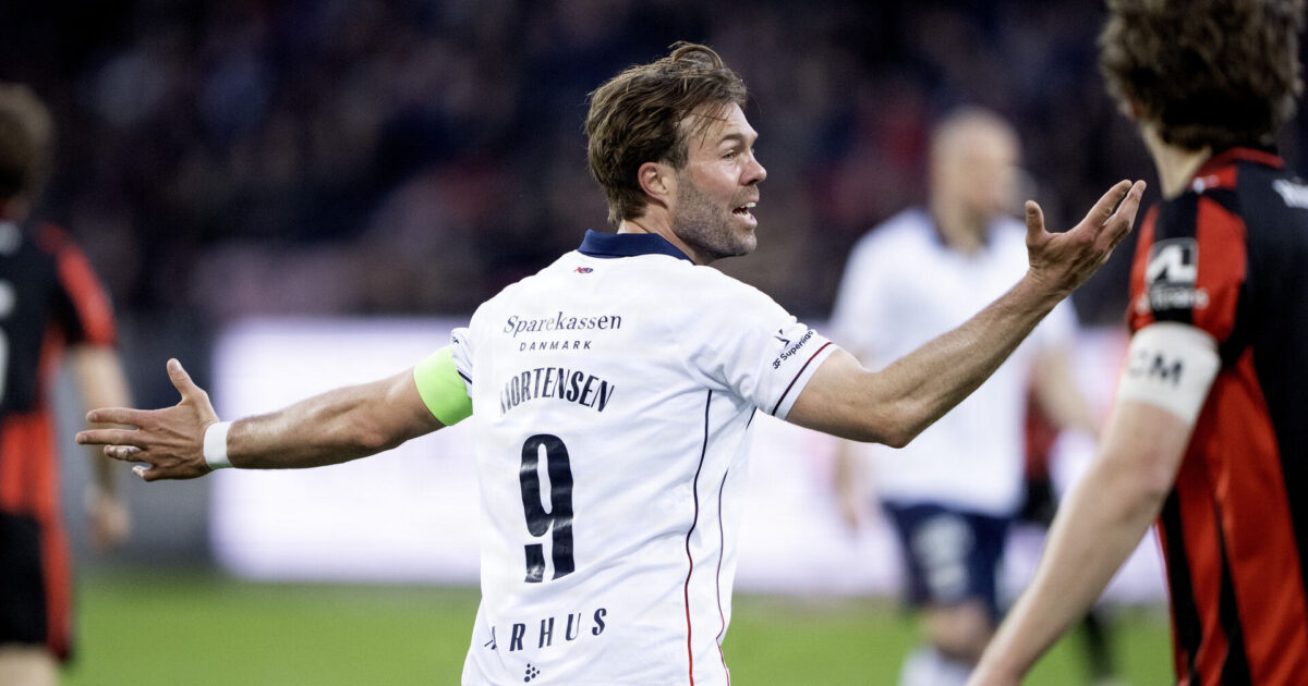 AGF-anfører: Ikke vanvittige skarpe i dag Foto: Bo Amstrup/Ritzau Scanpix