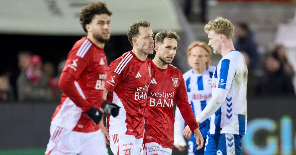 Karrieren i fare? Vejle-angriber har revet korsbåndet over Foto: Frank Cilius/Ritzau Scanpix