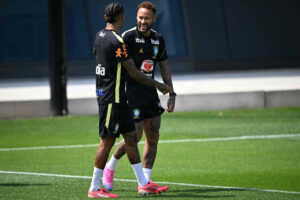 Neymar deltager i Brasiliens træning ved VM 2026