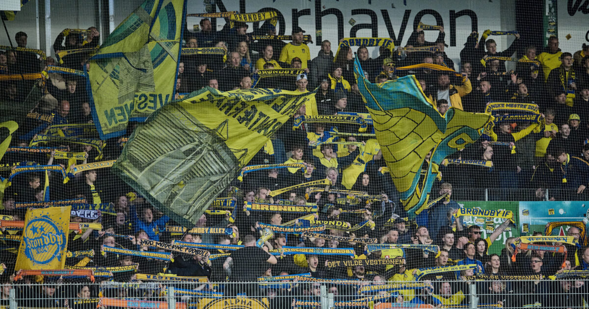 AGF-fans var utilfredse: Nu opfordrer Brøndby-fans til boykot Foto: Mikkel Berg Pedersen/Ritzau Scanpix