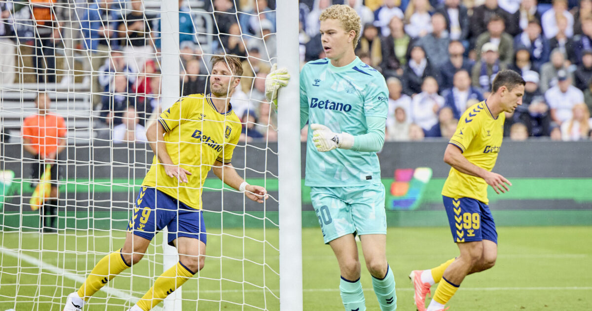 Brøndby-talent udgår med skade i remis Foto: Mikkel Berg Pedersen/Ritzau Scanpix