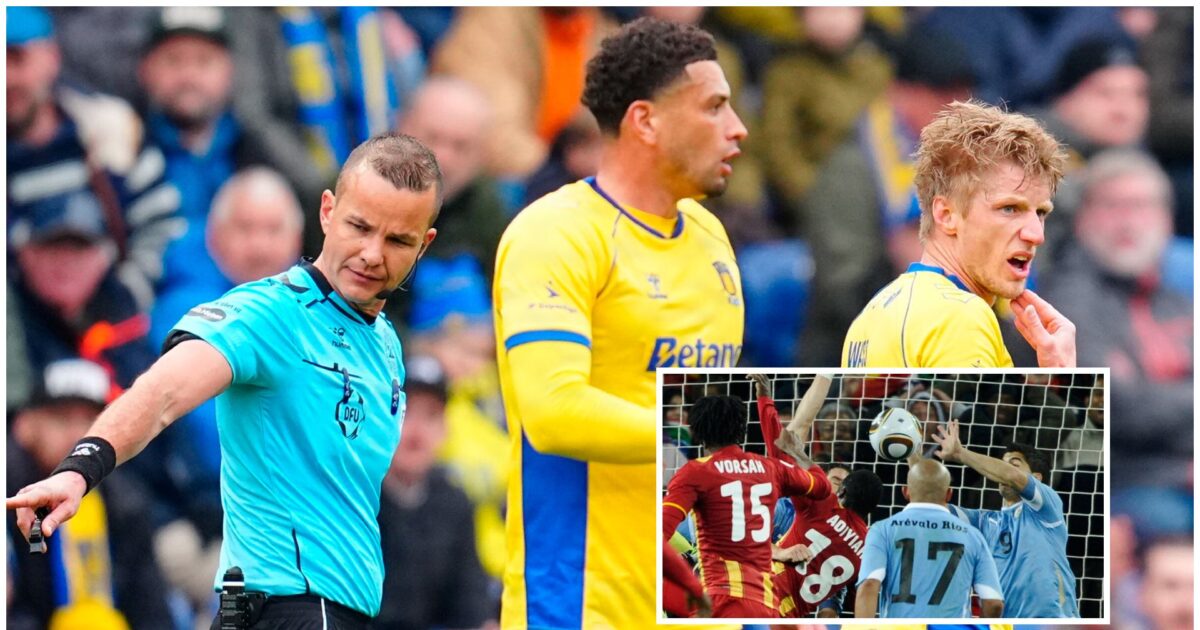 Kyl hands-straffe som mod Brøndby i skraldespanden nu! Fotos: Liselotte Sabroe/Ritzau Scanpix og Dylan Martinez/REUTERS