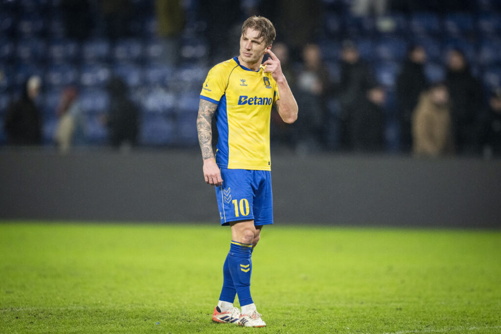 Daniel Wass under Brøndby IF's kamp mod Sønderjyske.