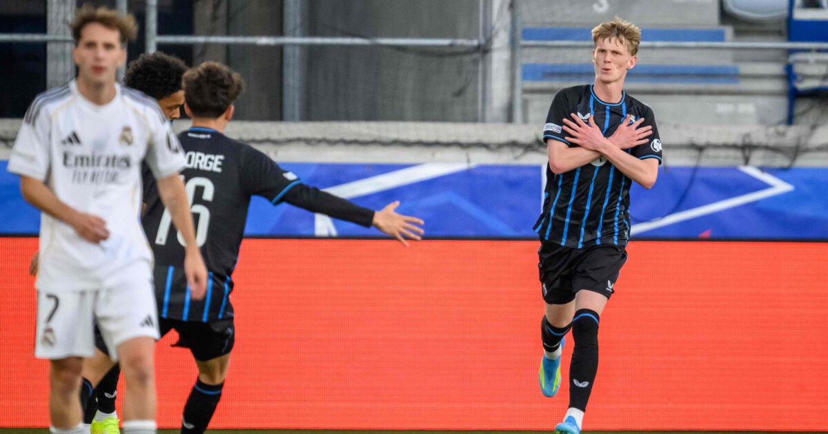 Se her: Dansker udligner mod Real Madrid i Youth League-finale Foto: Photo by Fabrice COFFRINI 