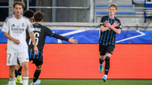 Tobias Lund Jensen spiller for Club Brugges U19-hold