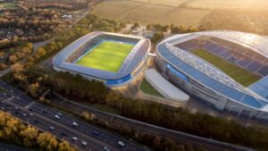 Brightons kvindestadion skal ligge lige ved siden af det nuværende Amex Stadium.