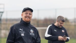Mads Kjær med stort smil i Hobro IK.
