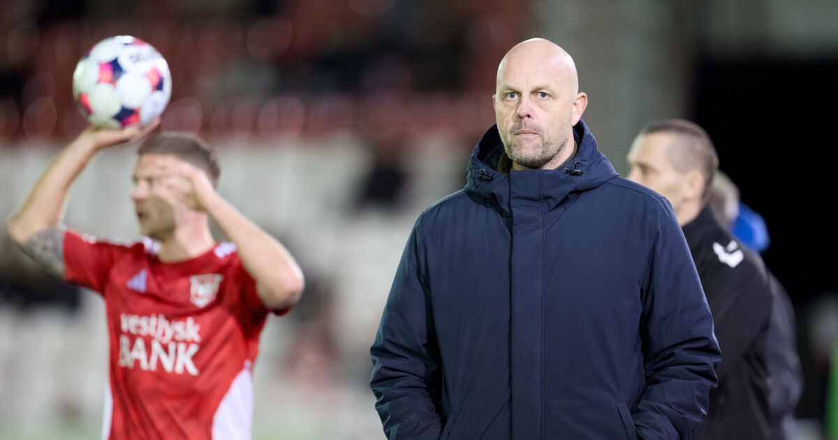 Nøgtern Vejle-chef: Arbejder ikke med tro og håb Foto: Frank Cilius/Ritzau Scanpix