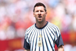 Messi inden VM-finalen.