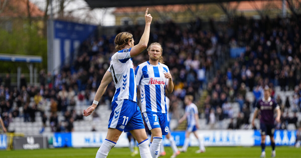 Zorniger-juveler er guf for Superliga-toppen 3F Superliga-kampen i nedrykningsspillet mellem Odense Boldklub og Randers FC på Nature Energy Park i Odense, søndag den 19. april 2026.
