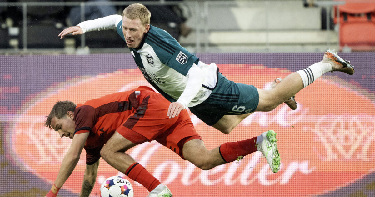 Skuffet FCF-midt: Det ramler i anden halvleg Foto: Bo Amstrup/Ritzau Scanpix