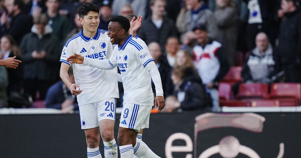 Drømmestart i Parken: Se FCKs første mål under Svensson Foto: Liselotte Sabroe/Ritzau Scanpix