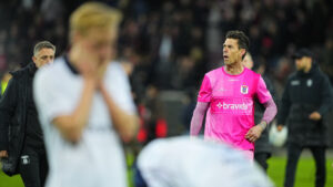 AGF's Jesper Hansen efter opgøret mod FC Midtjylland