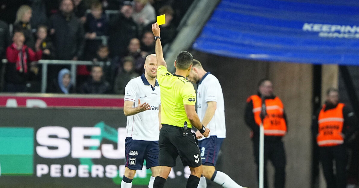 Superligaens største bisse! AGF-profil tangerer vild rekord Foto: Bo Amstrup/Ritzau Scanpix