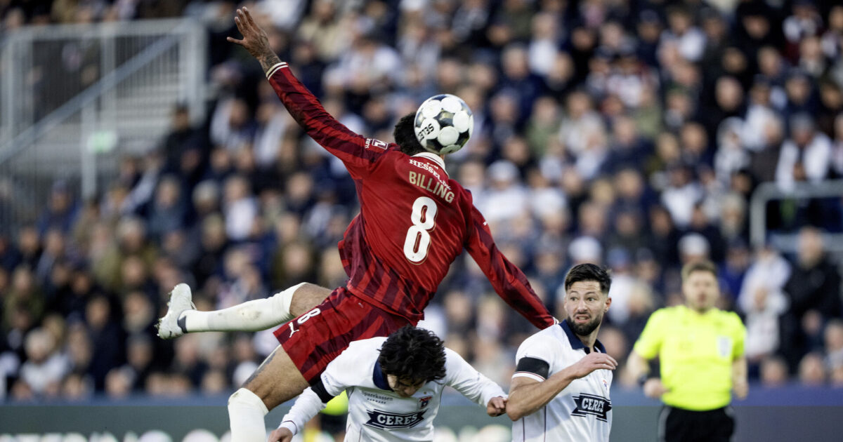 Historisk: Jubler over “helt vilde tal” mellem AGF og FCM Foto: Bo Amstrup/Ritzau Scanpix