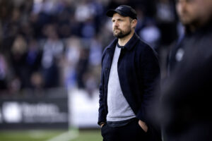 Bo Svensson under FCK's kamp mod Randers FC.