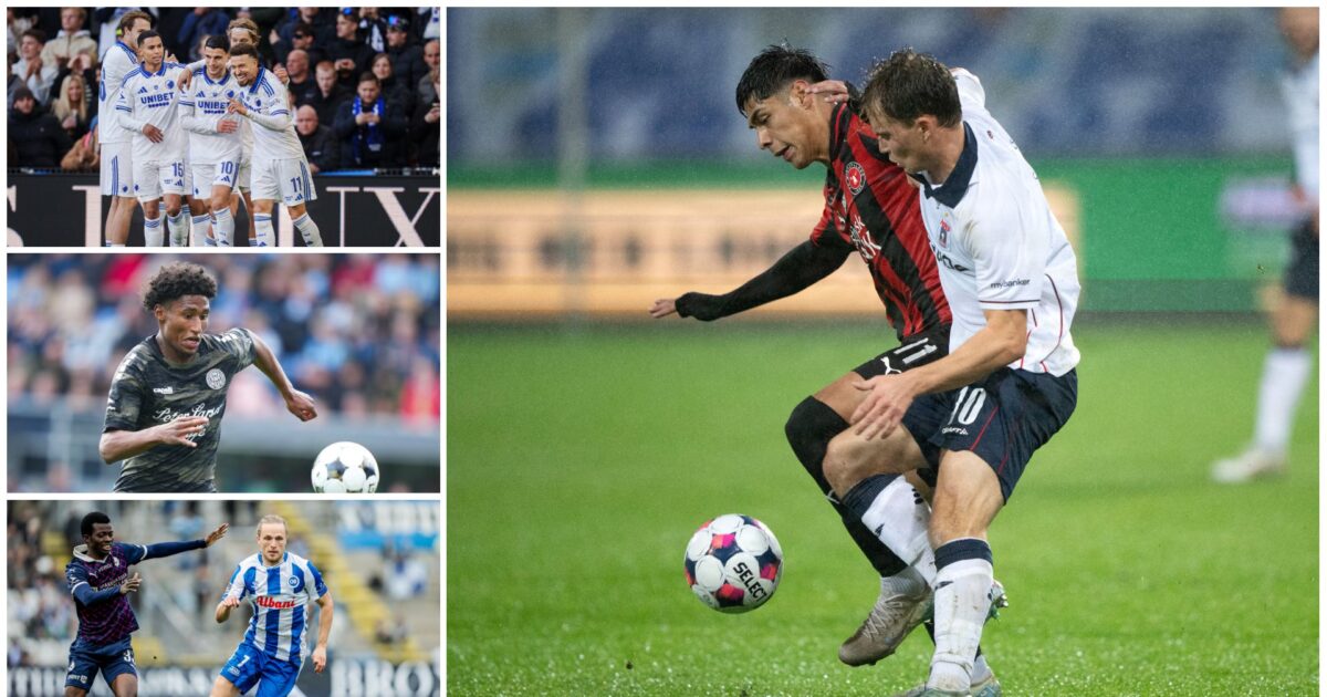 Se tallene: AGF- og FCM-stjerner savet ned i Superligaen Fotos: Bo Amstrup/Ritzau Scanpix, Liselotte Sabroe/Ritzau Scanpix, Claus Fisker/Ritzau Scanpix og Mads Claus Rasmussen/Ritzau Scanpix