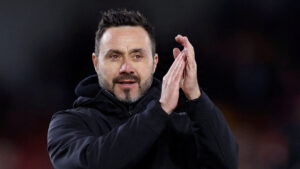 Roberto de Zerbi klapper.