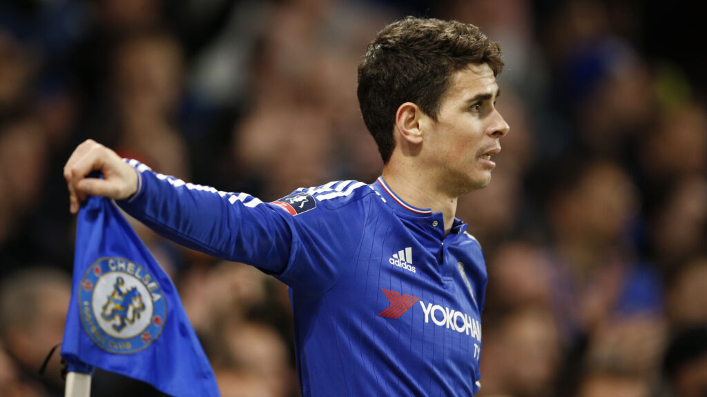 Oscar i kamp for Chelsea