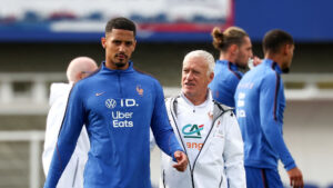 William Saliba og Didier Deschamps
