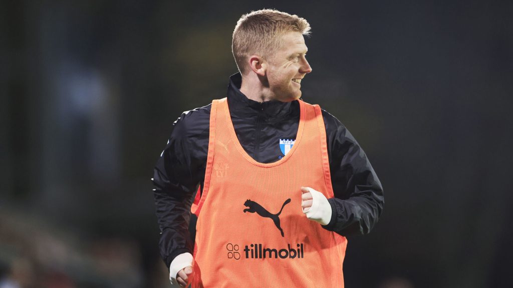 Anders Christiansen varmer op