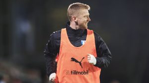 Anders Christiansen varmer op