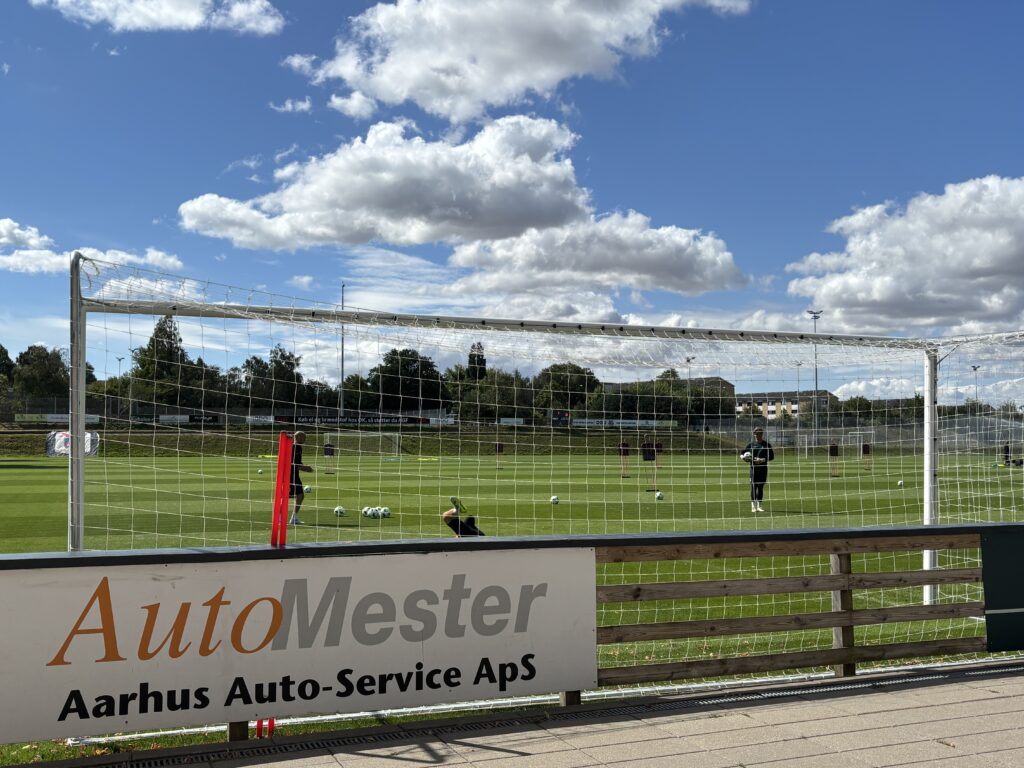 Sidste AGF-træning før CL-kampen mod Lech Poznan.