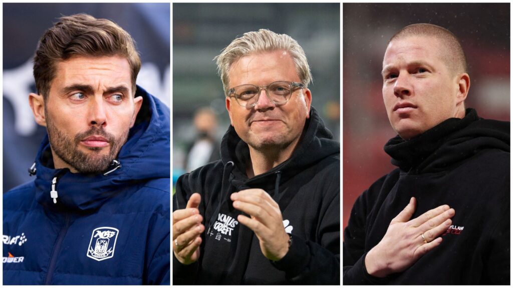 Et billede med Jakob Poulsen, Lars Friis og Mike Tullberg.