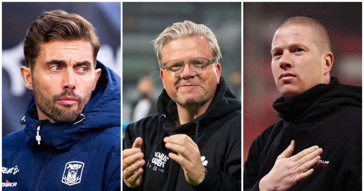 Lars Friis jubler: Fedt at se guldduel mellem AGF og FCM Foto: Ritzau Scanpix & Bo Amstrup/REUTERS