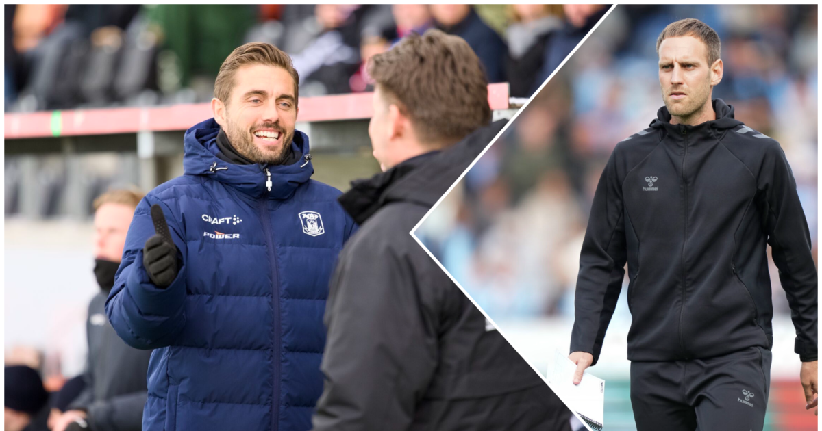 Birk besøgte AGF: Fortjent, hvis de bliver mestre Foto: Claus Fisker/Ritzau Scanpix og Frank Cilius/Ritzau Scanpix