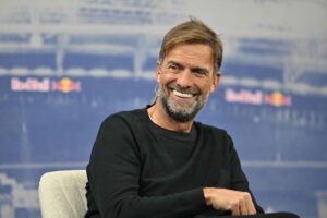 Jürgen Klopp på tv.