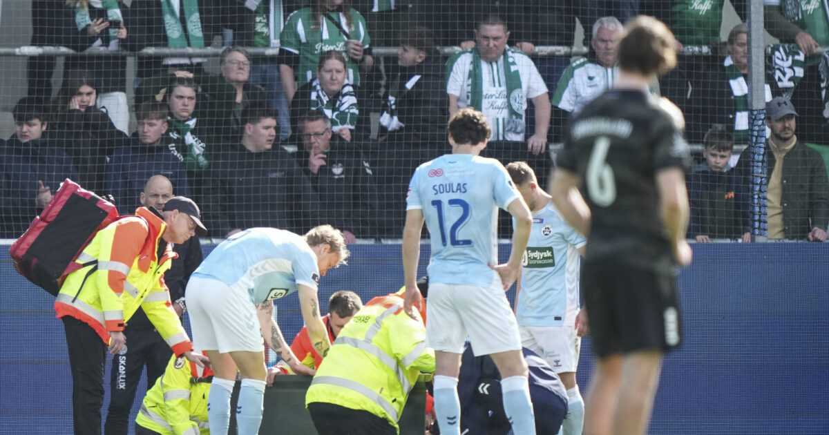 Sønderjyske-spiller blev sendt på hospitalet mod Viborg: Nu er der nyt Foto: Claus Fisker/Ritzau Scanpix